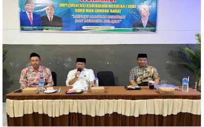 Sambut Kurikulum Merdeka, Guru MAN Lobar Adakan Workshop Kurikulum Merdeka